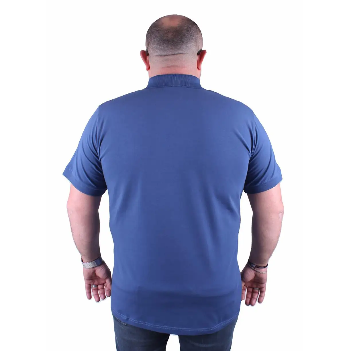 Polo majica MOCGRANDE GMV002 Svetlo plava sa vezom - Slika 2