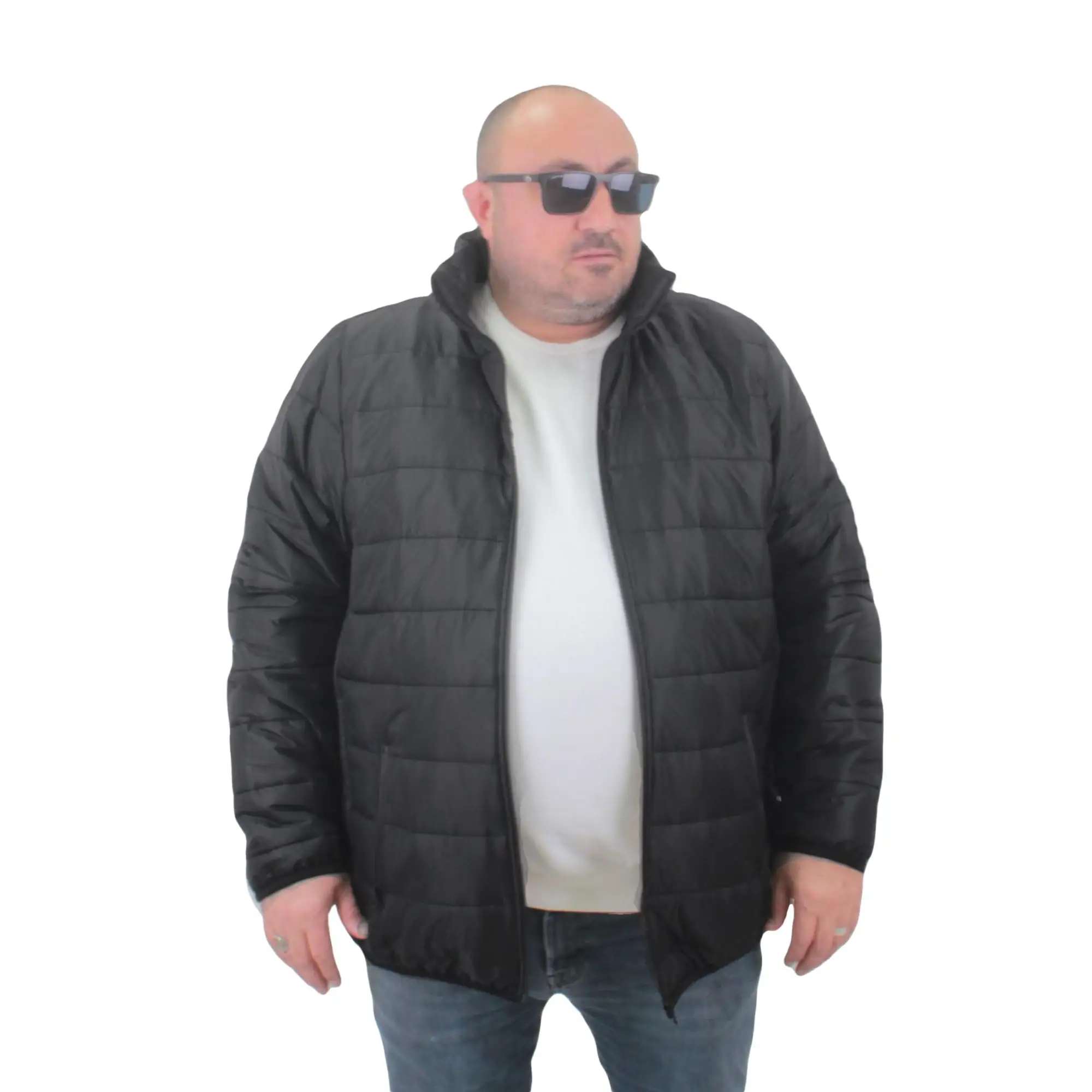 Jakna crna MocGrande spreda otkopčana