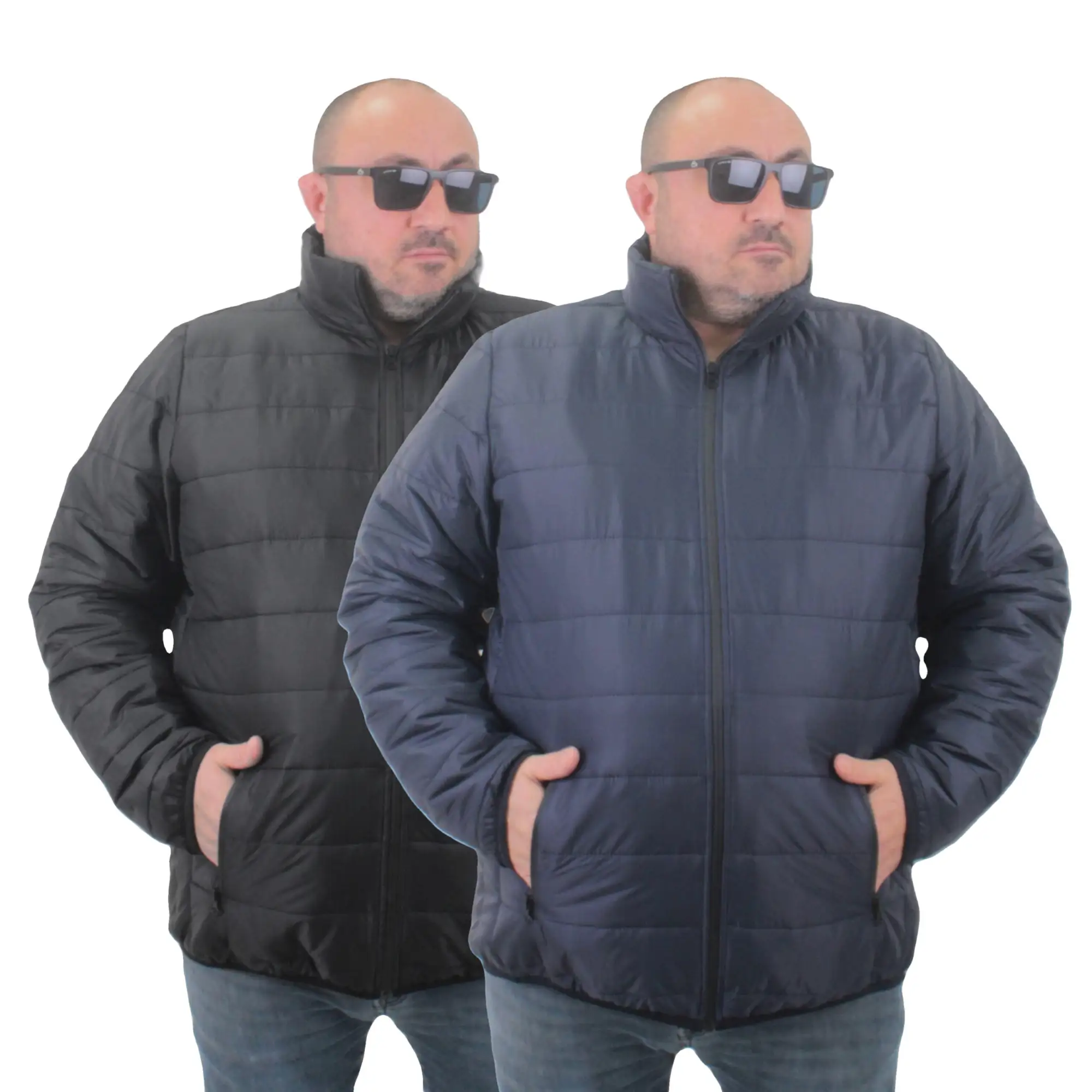 Jakna MocGrande crna i teget