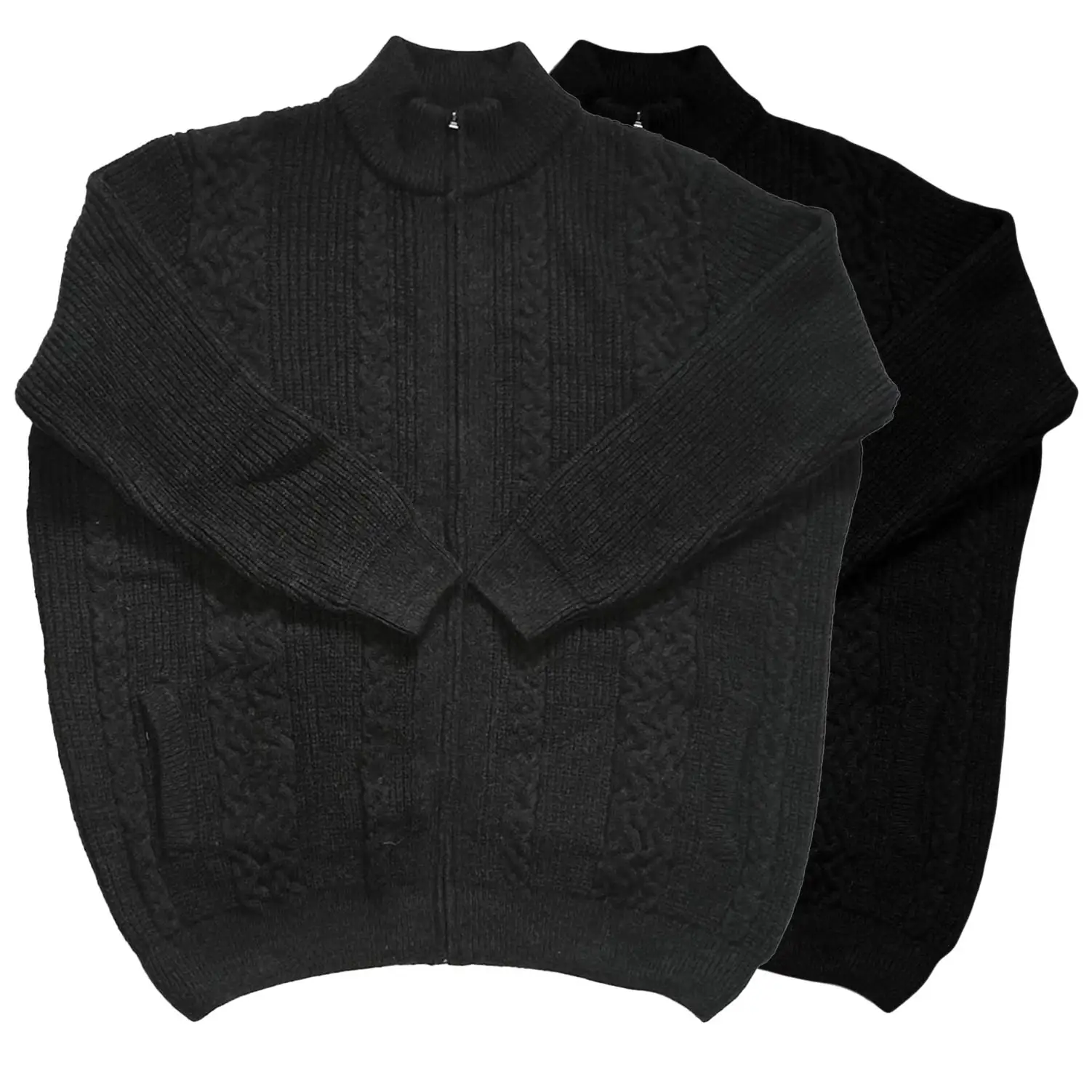 Džemperi ModeXL crni i tamno sivi