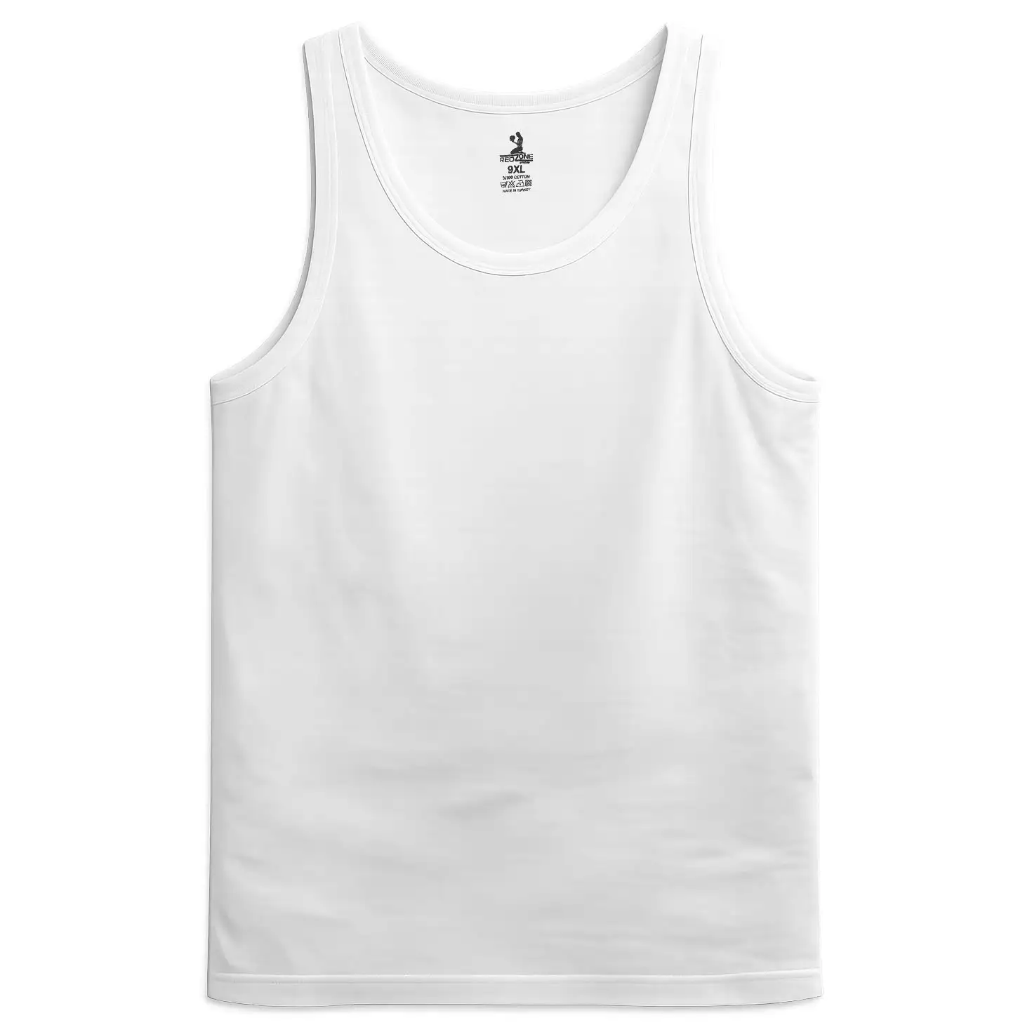 bela bodi majica velikih brojeva redzone napred