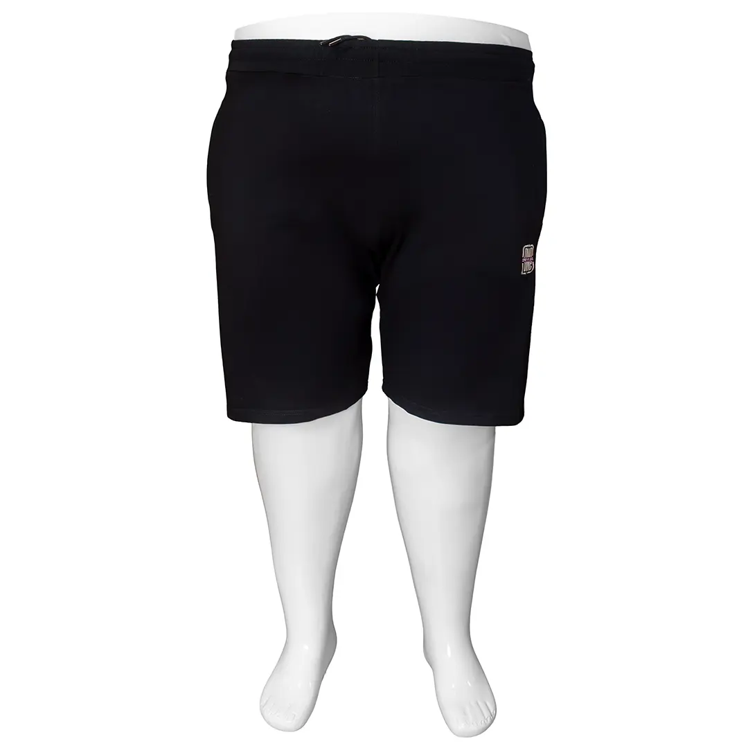 pamučni šorcevi veliki brojevi crna Pine Peto pogled sa strane 4XL-8XL